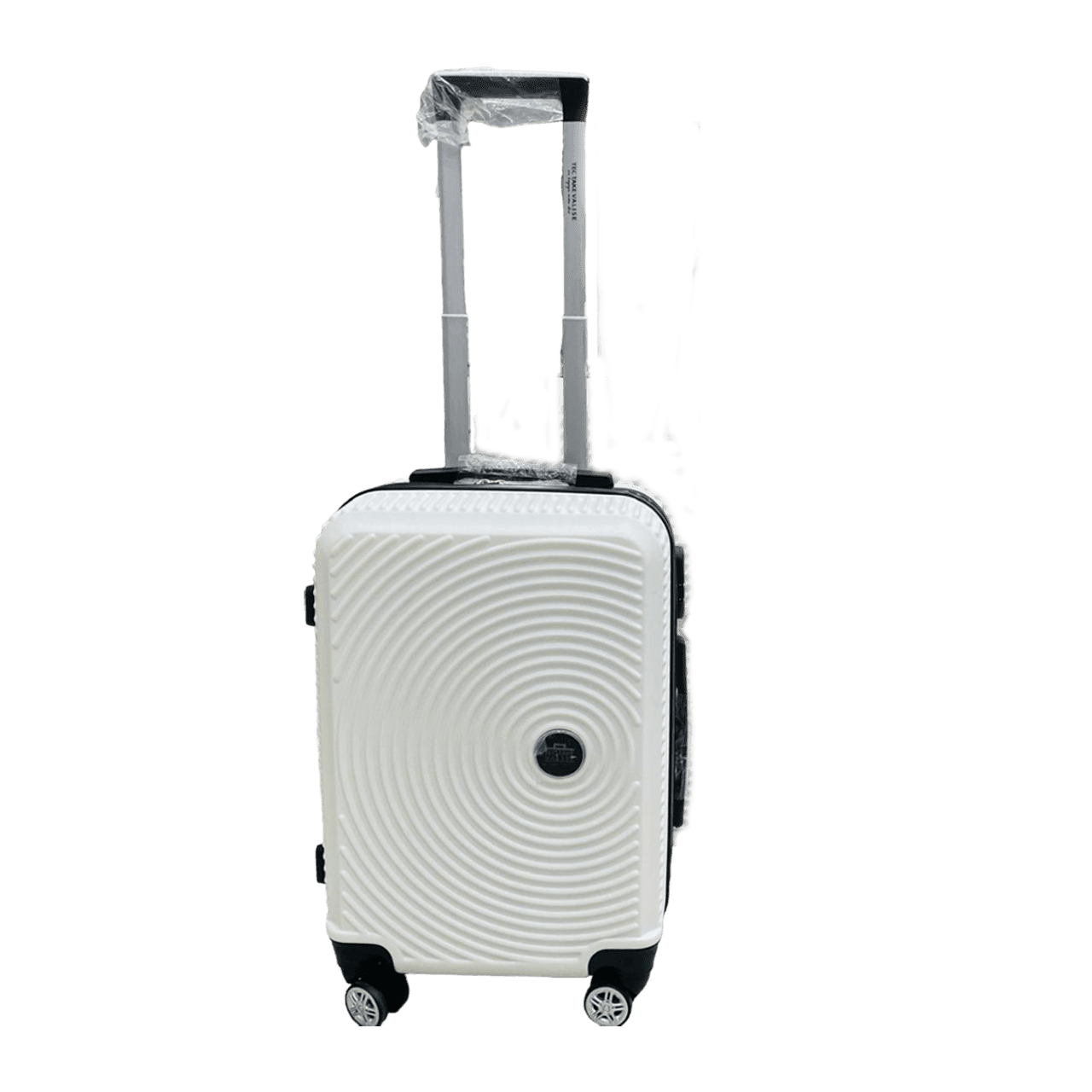 Valise Tec Take incassable / Moyenne: 65Cm / Blanc