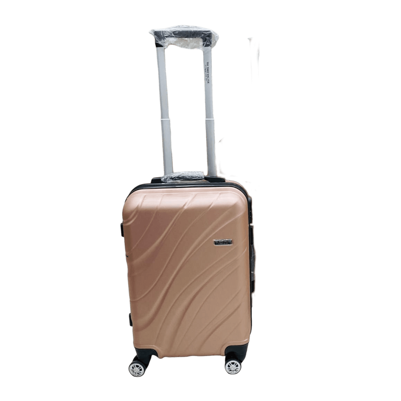 Valise Tec Take incassable / Moyenne: 65Cm / Rose saumon