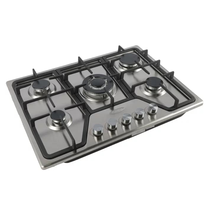 Florence Plaque De Cuisson À Gaz 5 Feux / Inox Avec Fonte — Afficher l'image 3