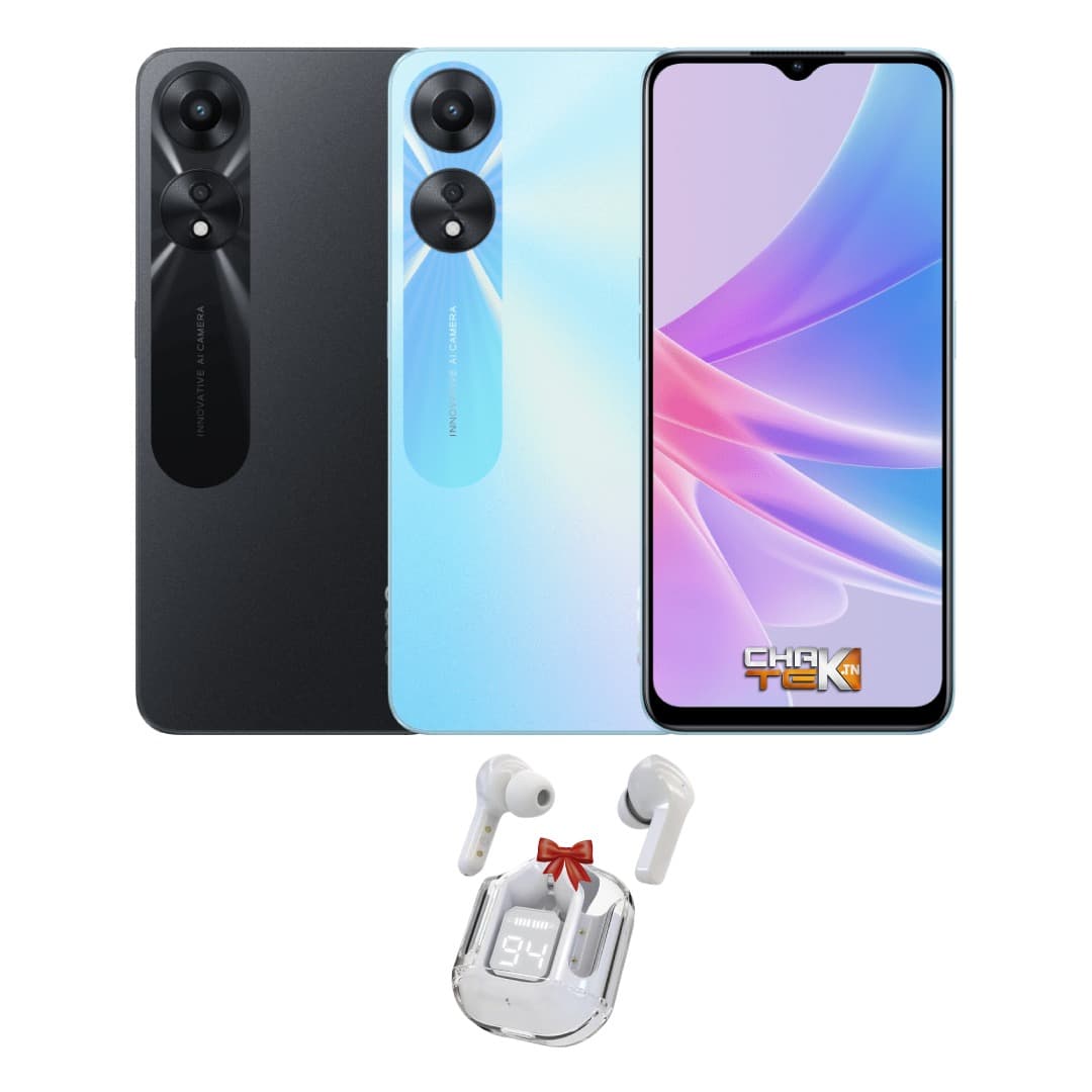 Oppo A78 8Go / 256Go + Ecouteur Ultrapods cadeau