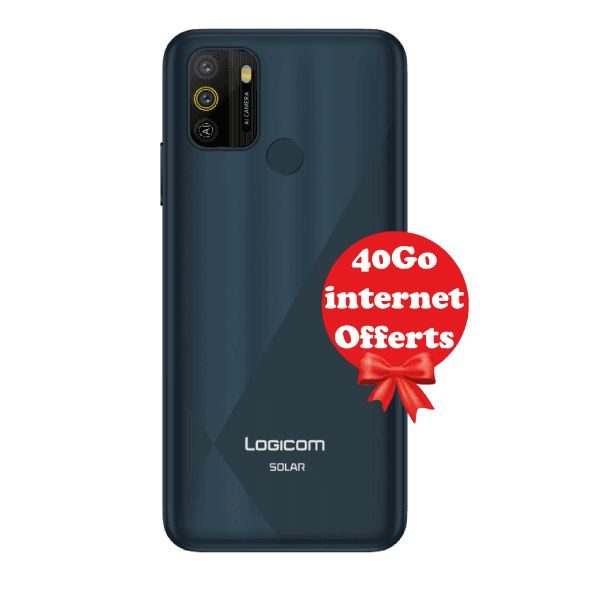 LOGICOM SOLAR / 4Go / 64GO Bleu