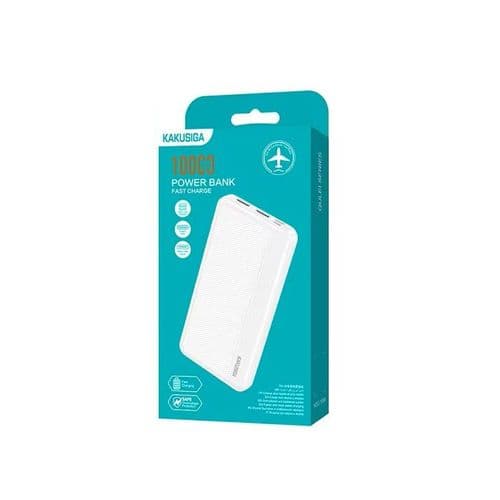 Power Bank KAKUSIGA KSC-1084 10000 mAh Blanc — Afficher l'image 2