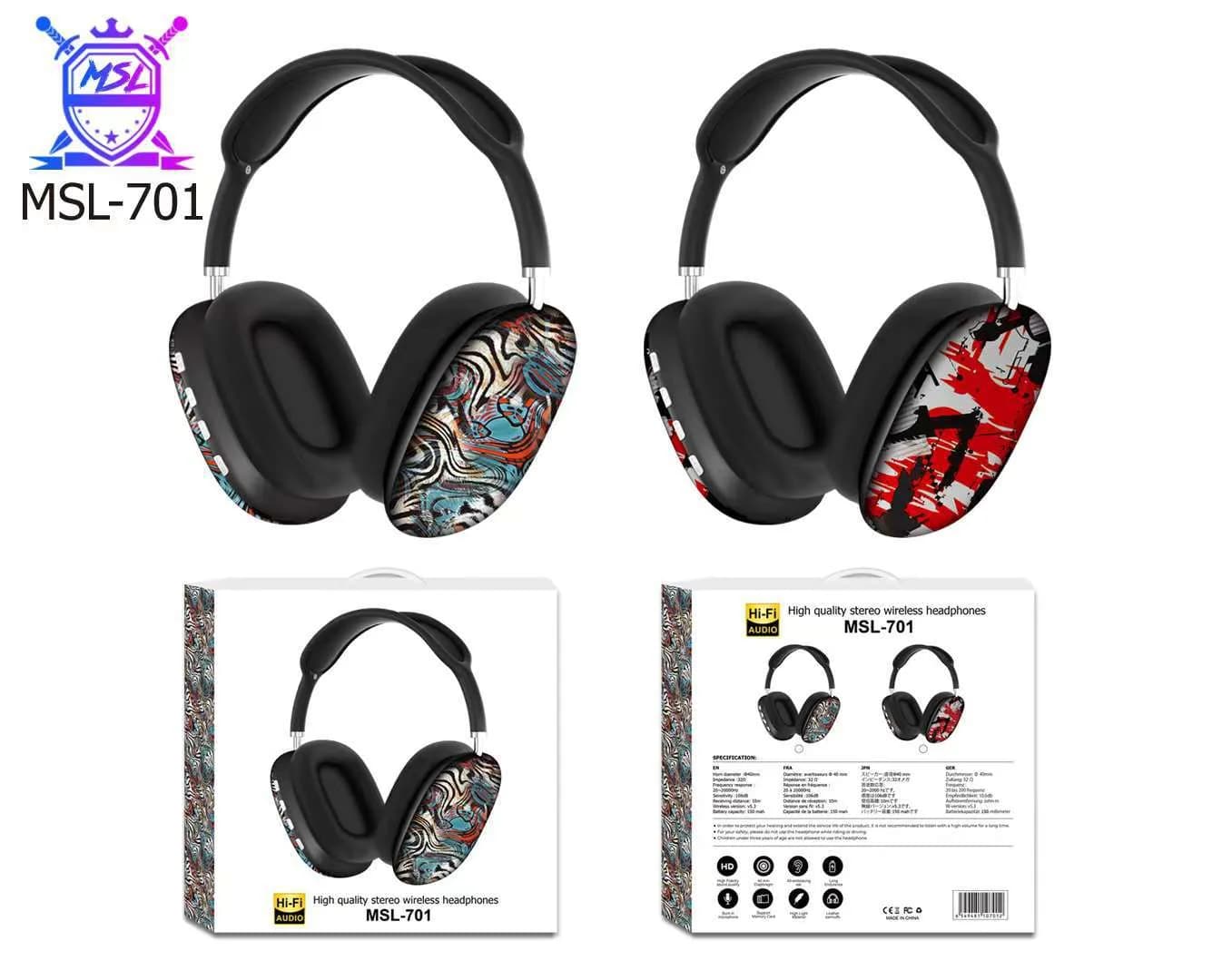Casque Bluetooth MSL-701 Multi-couleur