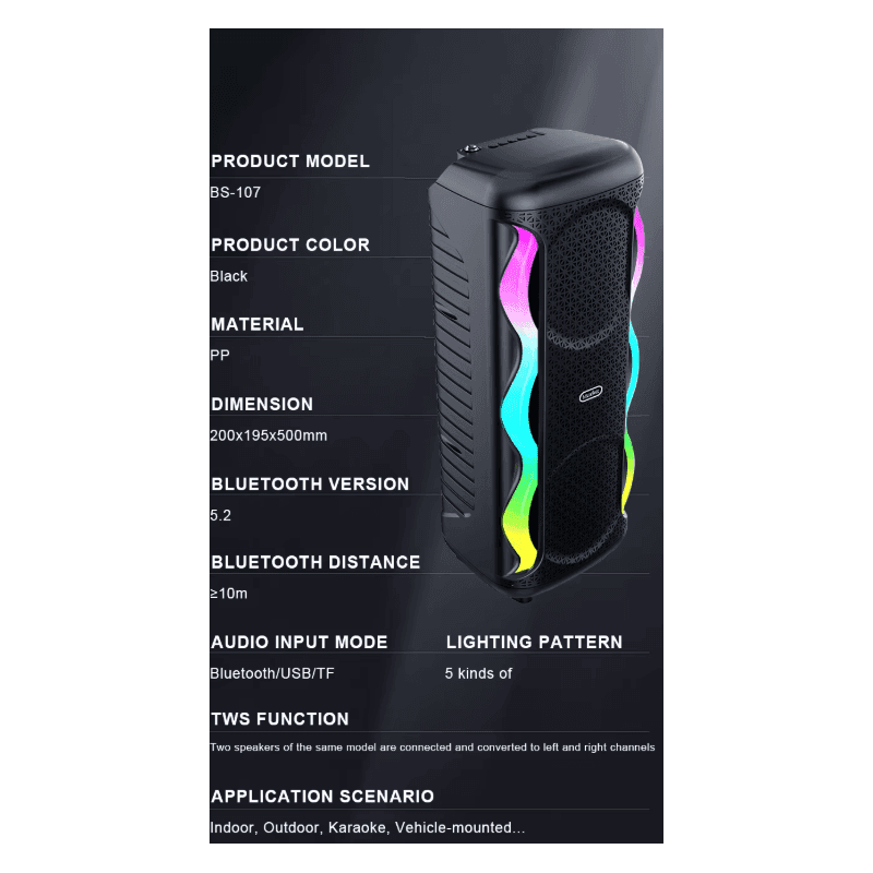 Haut Parleur Bluetooth BS-113 — Afficher l'image 3