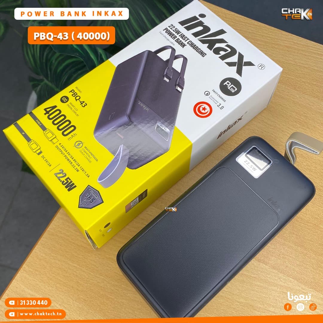Power Bank Inkax PBQ-43 40000 mAh