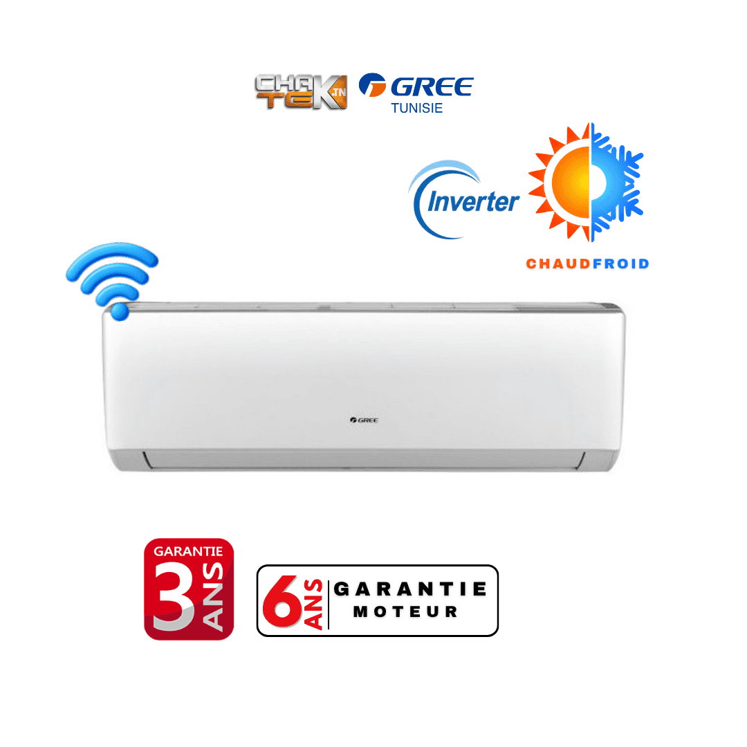 Climatiseur GREE 24000 BTU Tropicalisé Inverter SMART Chaud & Froid