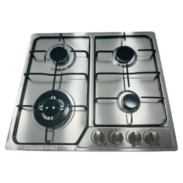 Plaque de cuisson à gaz GENERAL GOLD GG-S52704 4 Feux Inox Métal
