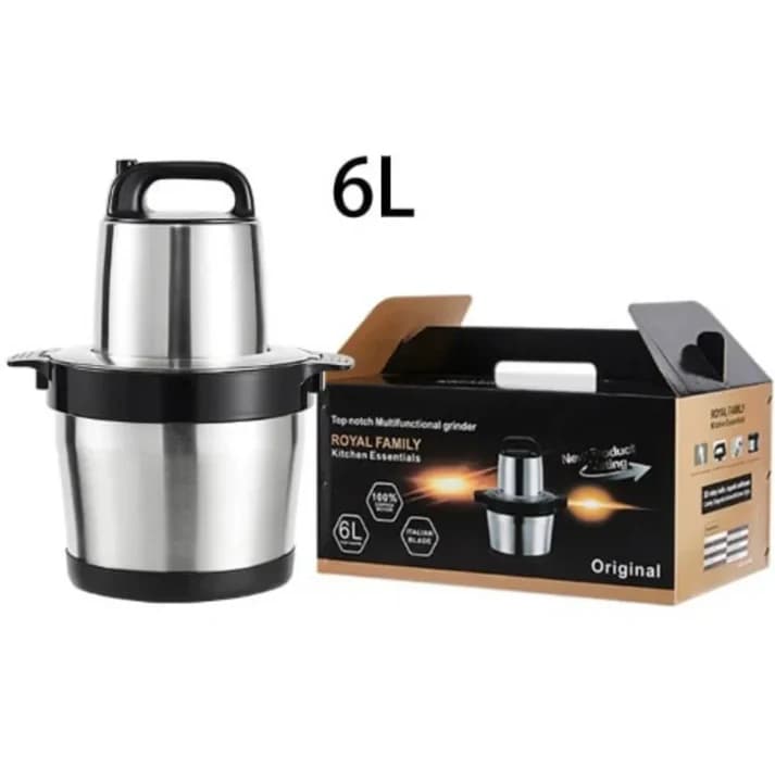 Hachoir Electrique GOLD BRAND 6L Inox