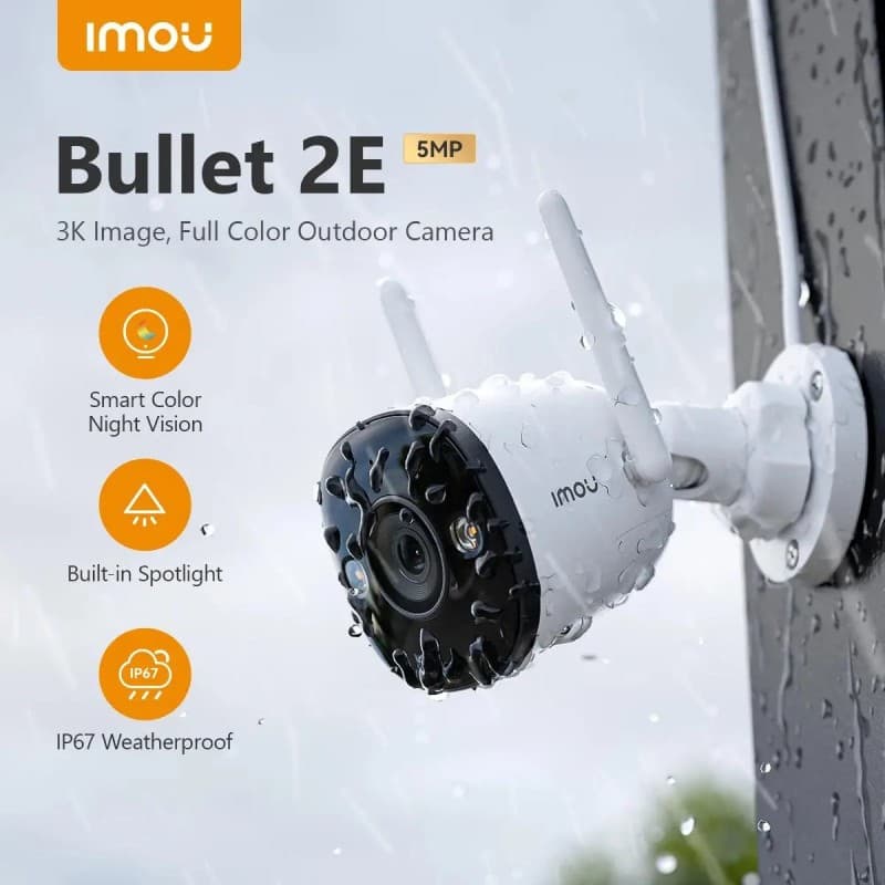 Caméra De Surveillance IMOU Bullet 2E Outdoor Cam (IPC-F22FP) — Afficher l'image 4