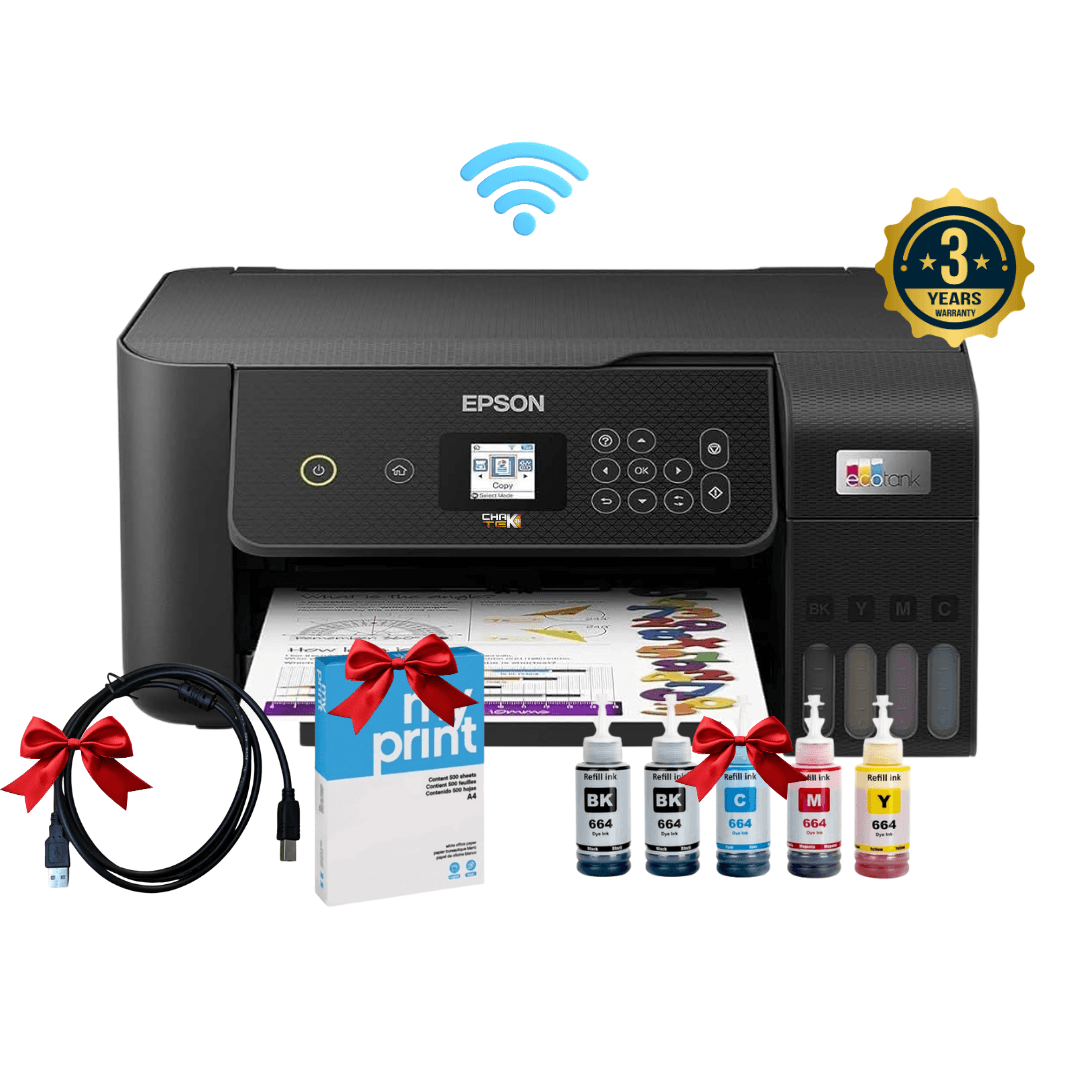 Imprimante EPSON EcoTank L3260 3en1 à Réservoir intégré WIFI - COULEUR