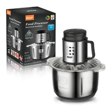 Hachoir électrique raf 1000W 5L R-7025 inox