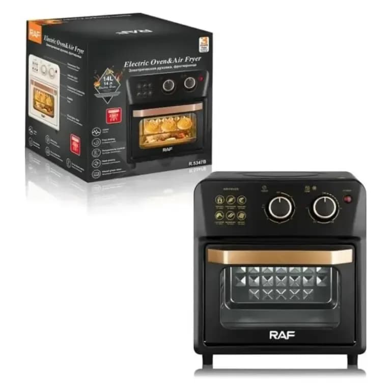 AirFryer Four Raf 14L 1250W Noir R-5347W — Afficher l'image 3