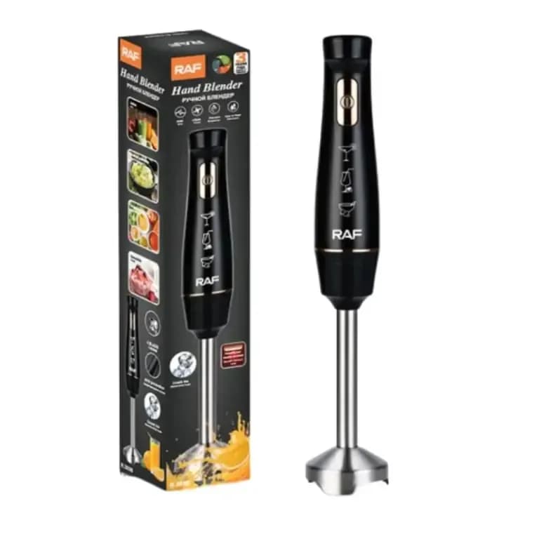 Mixeur Plongeant RAF 800W Noir R-303B — Afficher l'image 2