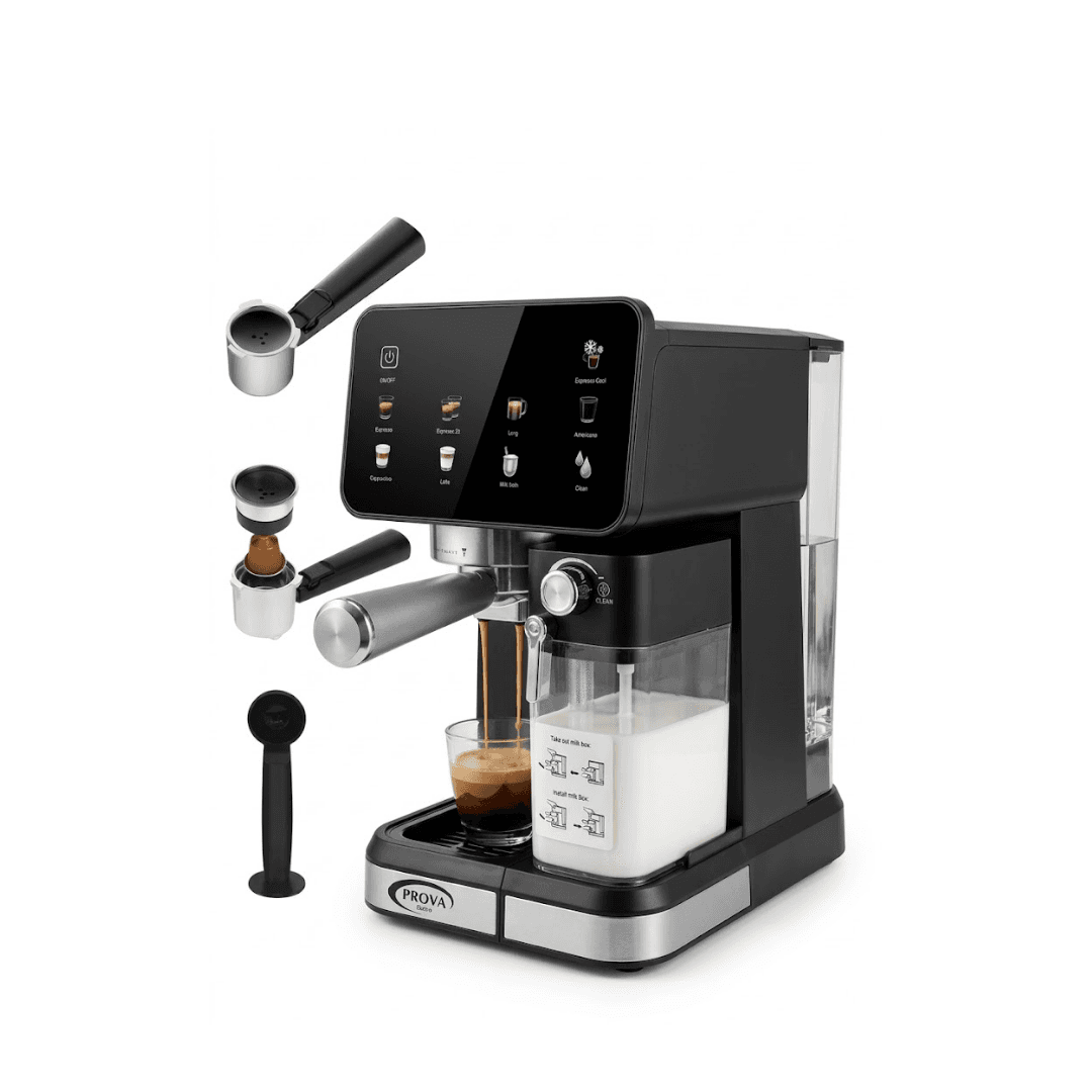 Machine à Café Expresso Prova avec capsule 10en1 1350W PE-777 — عرض الصورة 2