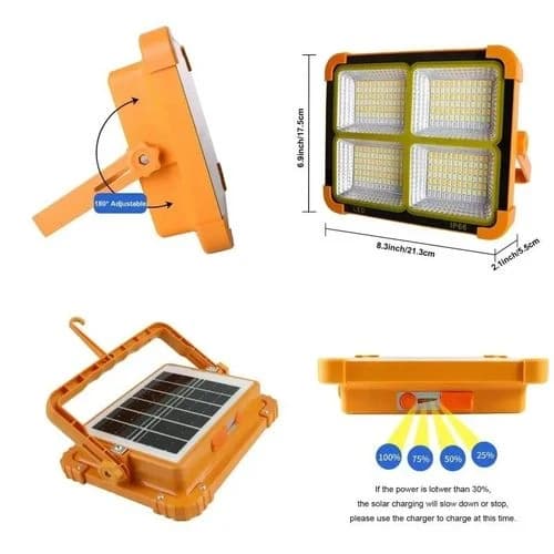 Projecteur LED Rechargeable 200W SL-10 — Afficher l'image 2