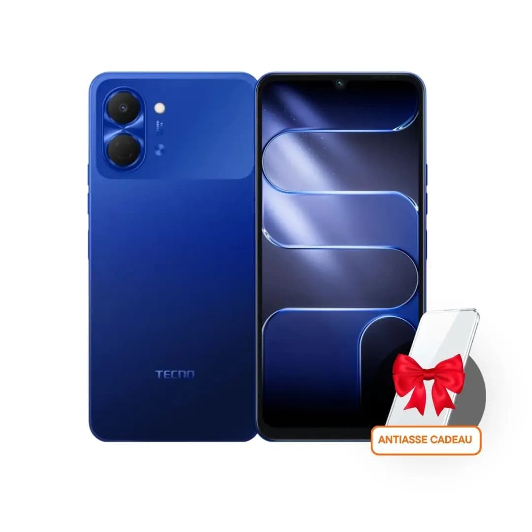 Tecno Spark GO 3 4Go / 128Go - bleu