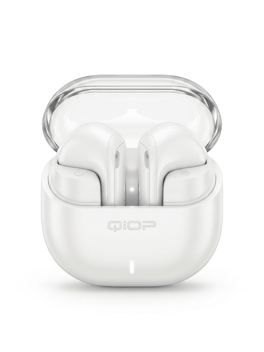 Écouteurs Bluetooth QiOP Aura - Blanc