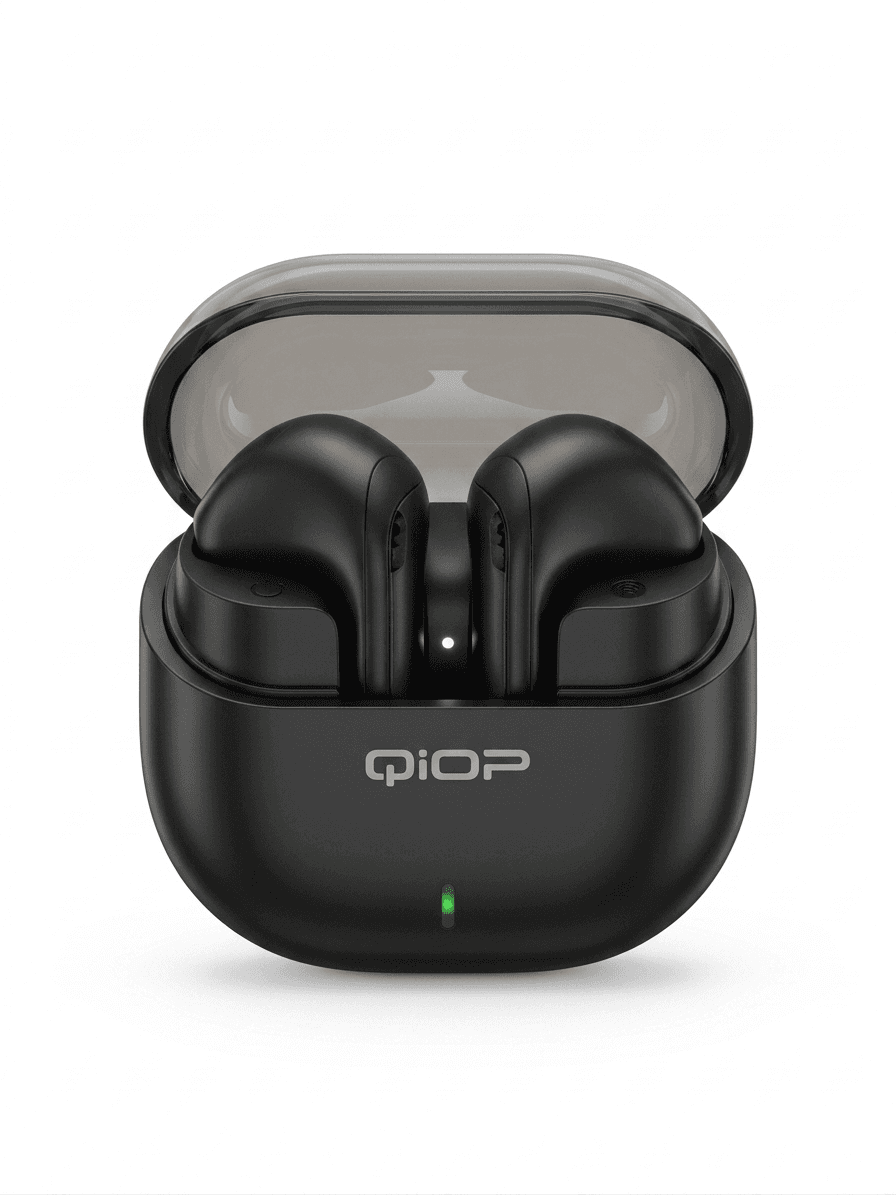 Écouteurs Bluetooth QiOP Aura - Noir