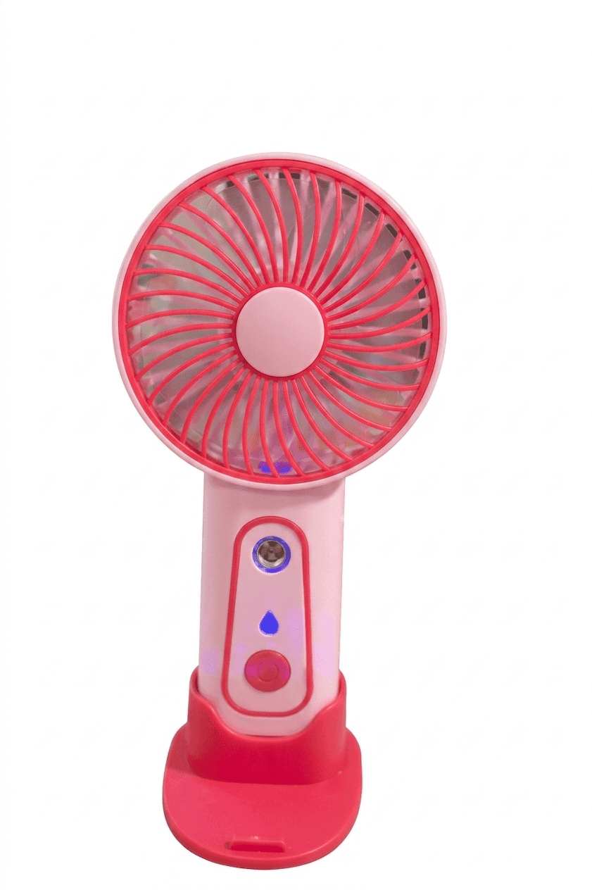 Mini Ventilateur Portable Rechargeable - Rose
