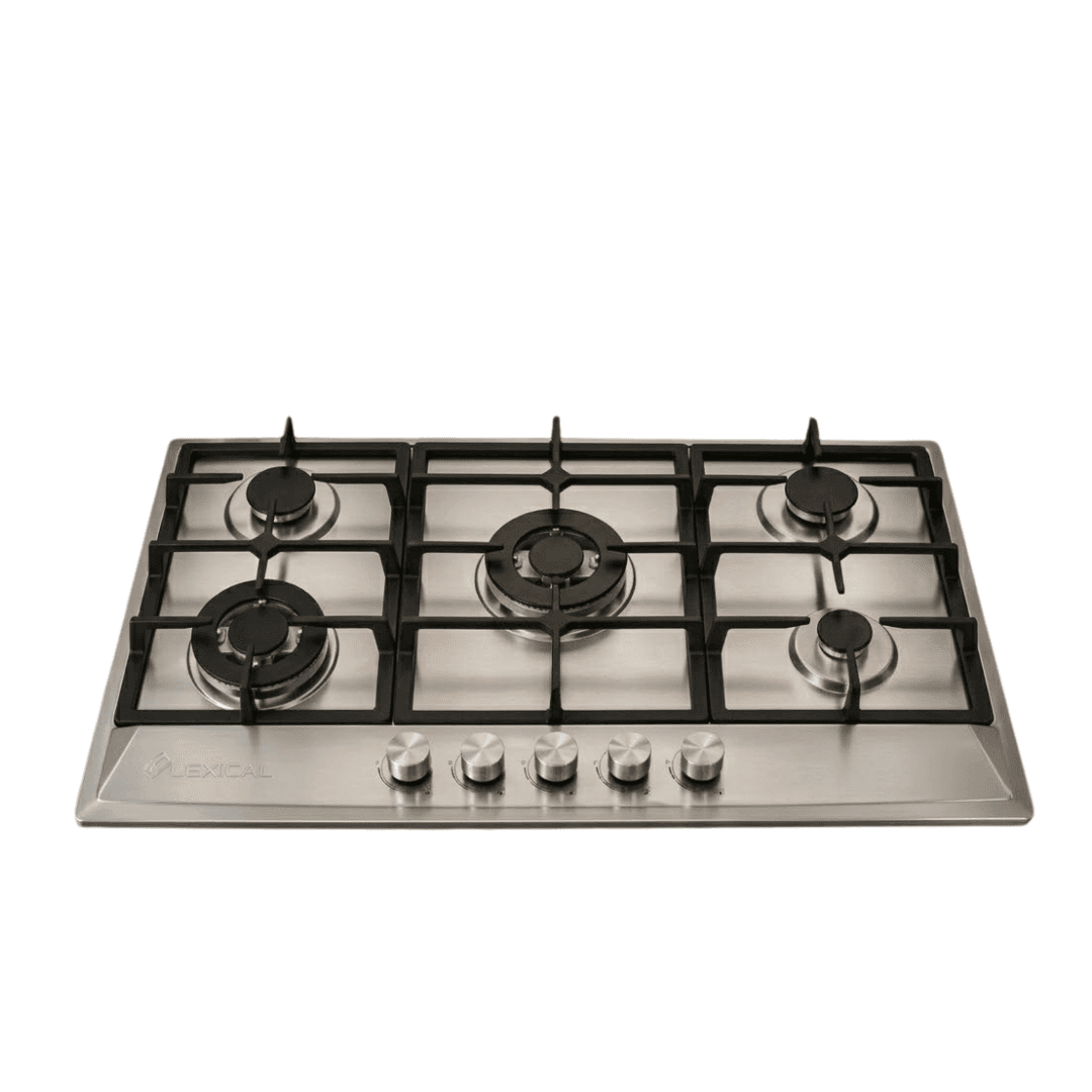 Plaque de Cuisson à gaz Lexical ABM 5 Feux Inox Fonte LGS-2854