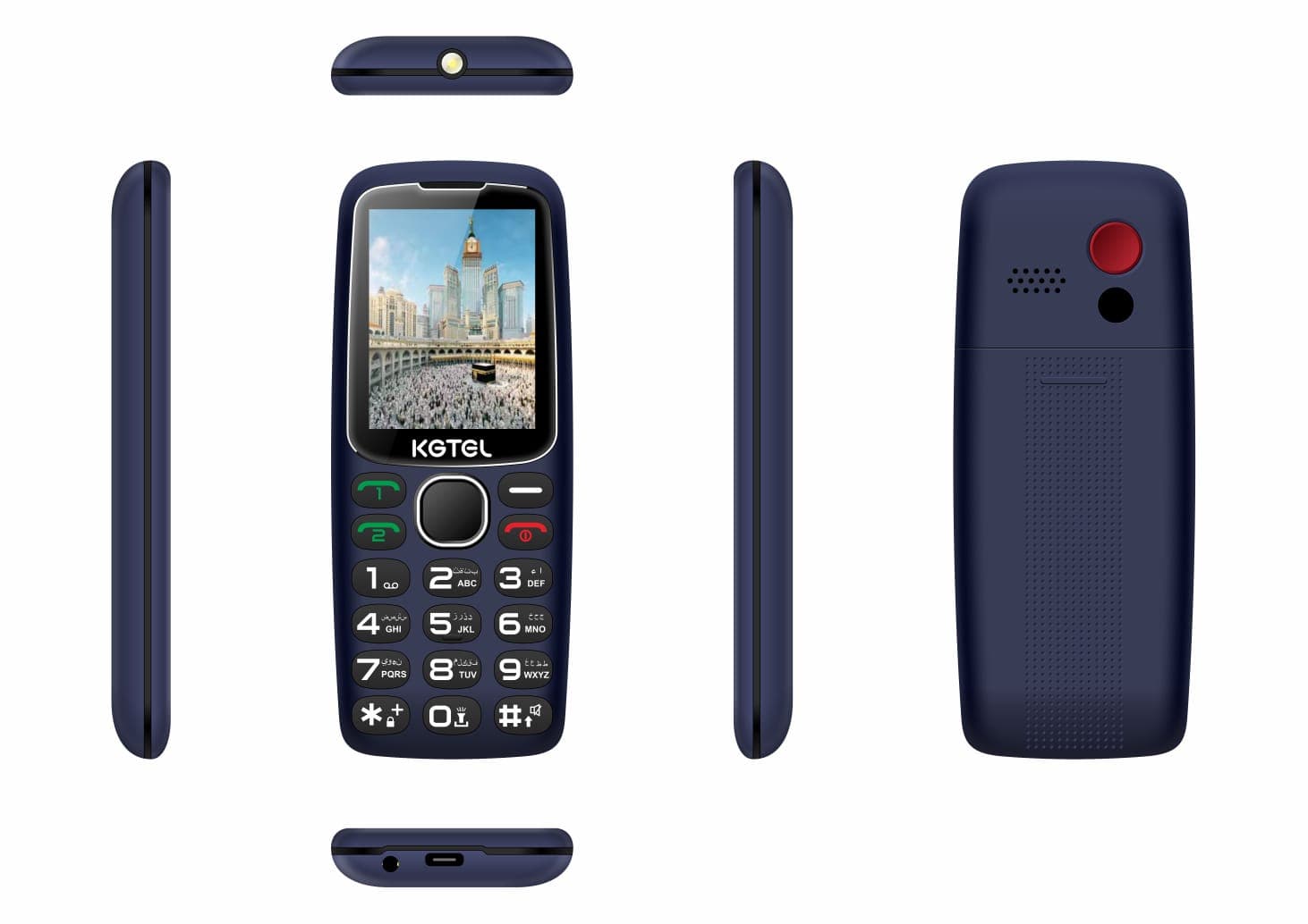 Téléphone Portable KGTEL  Senior 3 K349 Bleu