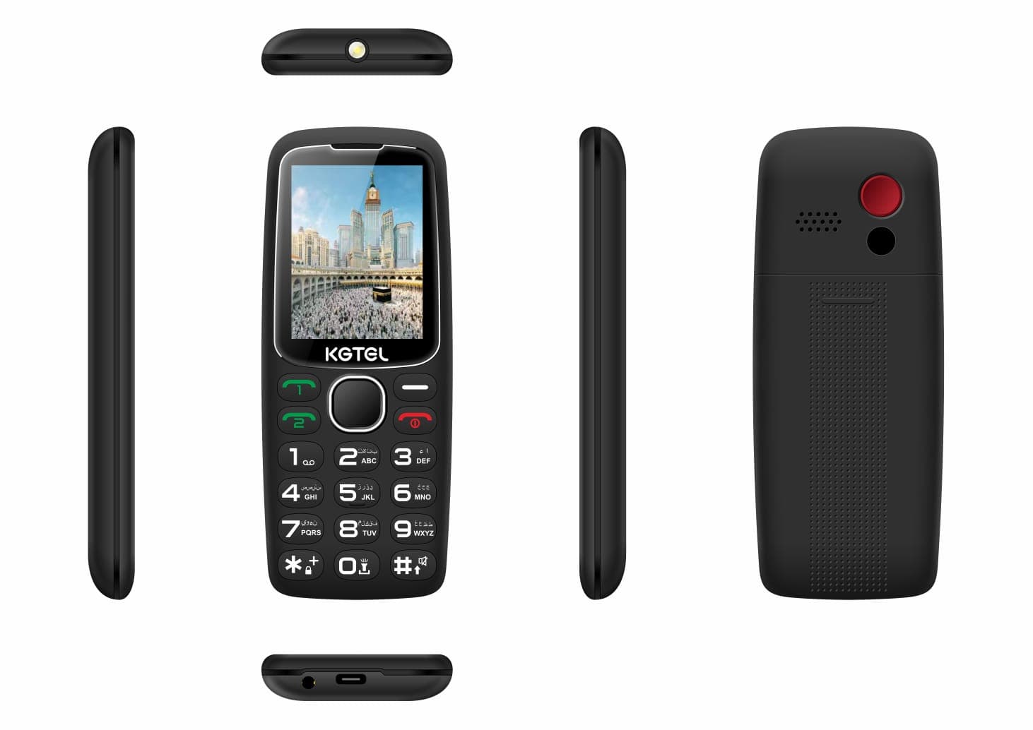 Téléphone Portable KGTEL Senior 3 K349 Noir