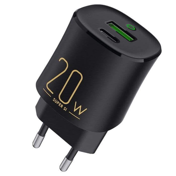 Chargeur Itel ultra rapide ICW 201E 20W – NOIR