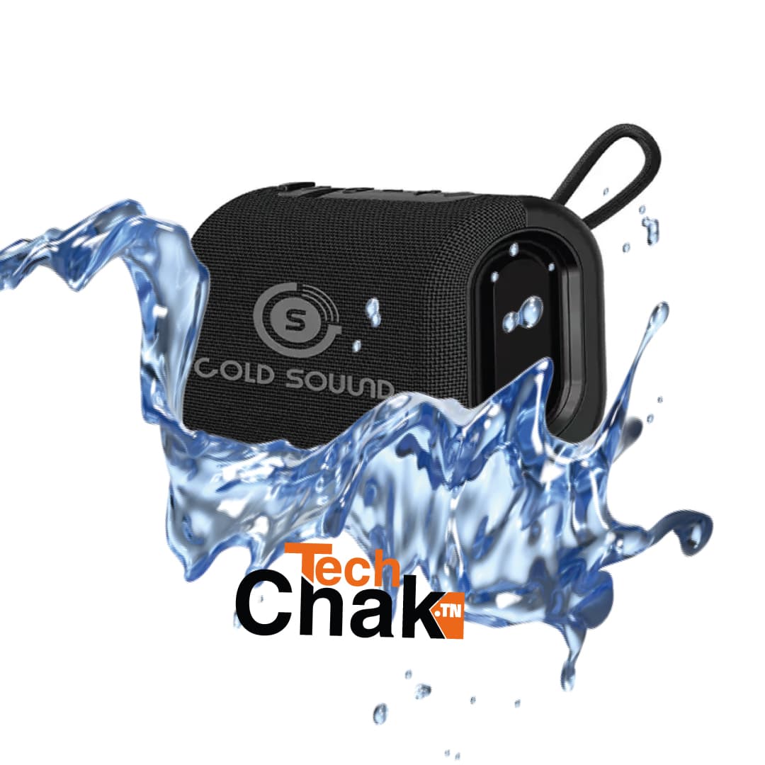 Haut parleur Gold Sound GS-21 – IPX7 Waterproof – Noir