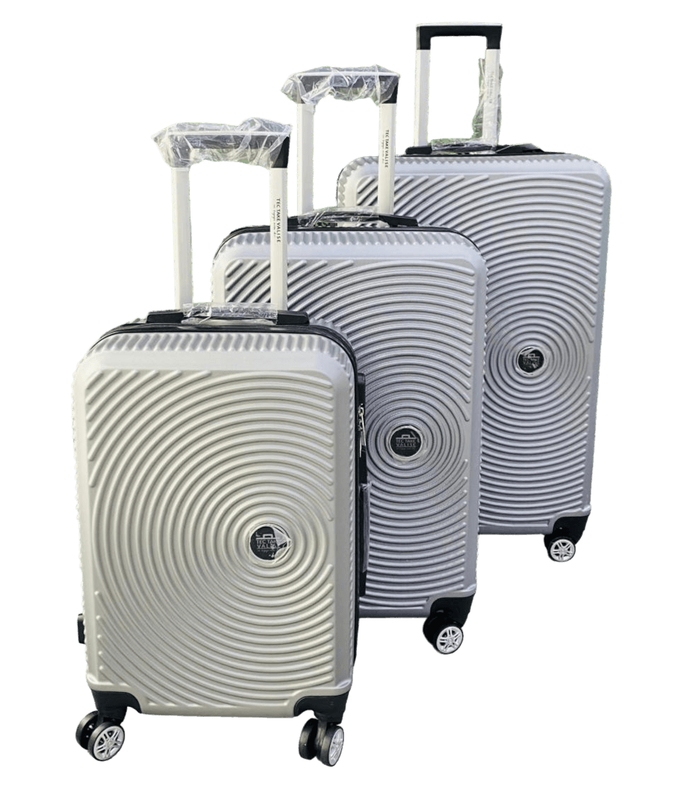 série de 3 valises TEC TAKE incassables Bleu Clair