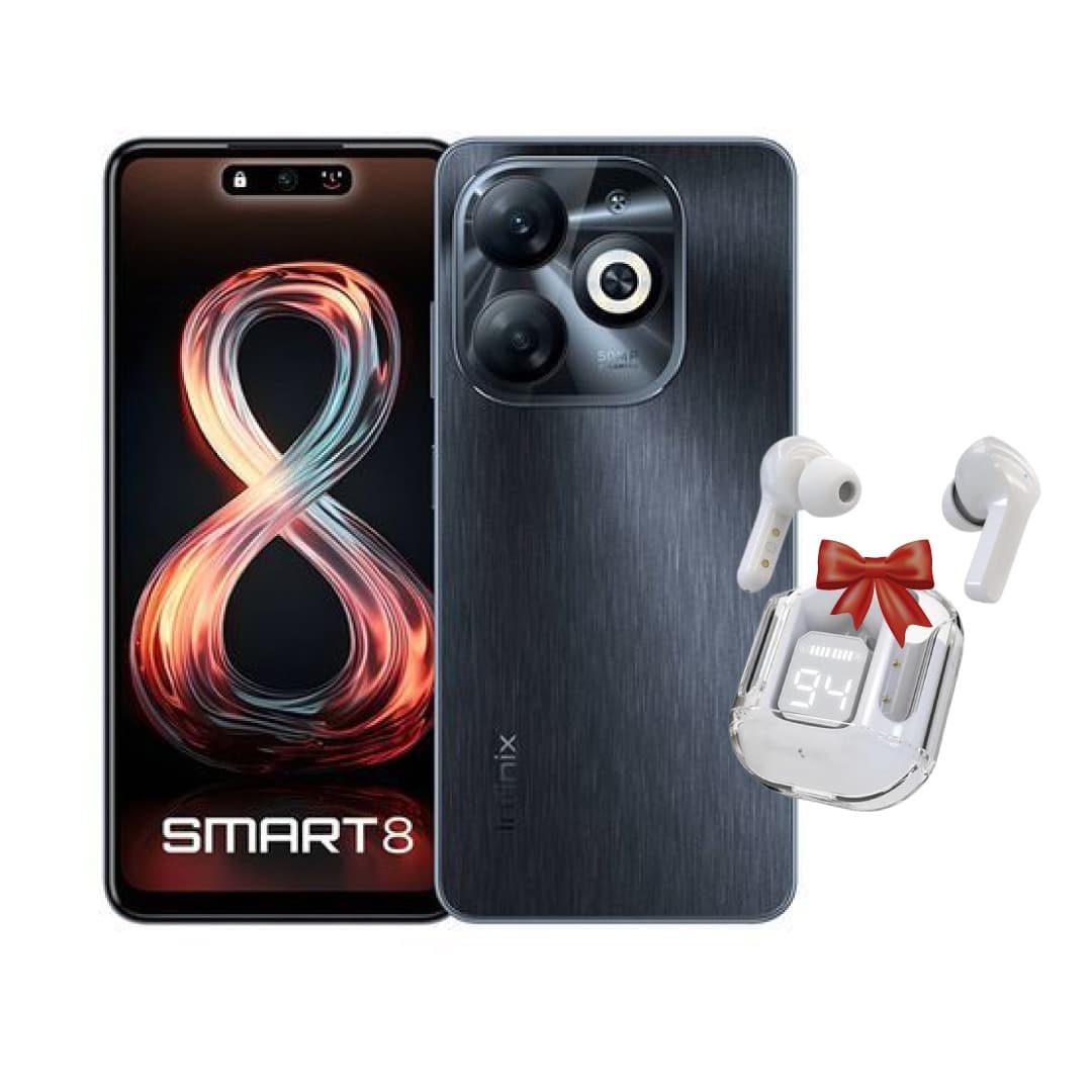 INFINIX SMART 8 4Go / 64Go + UltraPods Max