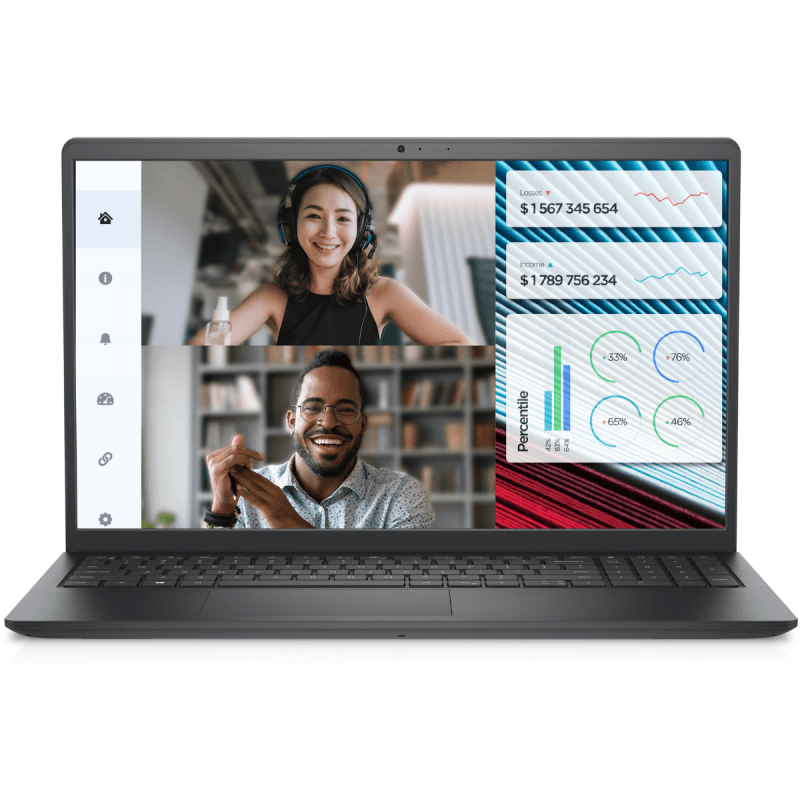 Pc Portable DELL Vostro 3520 i3-1215U 8 Go / 512 Go SSD - Noir