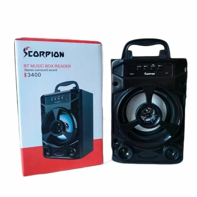 Scorpion Speaker Bluetooth 3400
