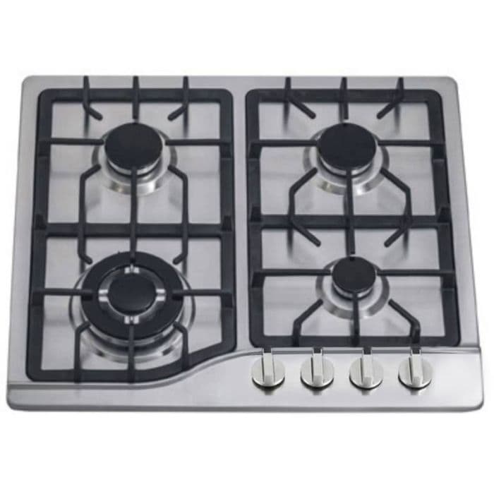 Plaque de cuisson Galaxy Naturel 4 Feux inox fonte