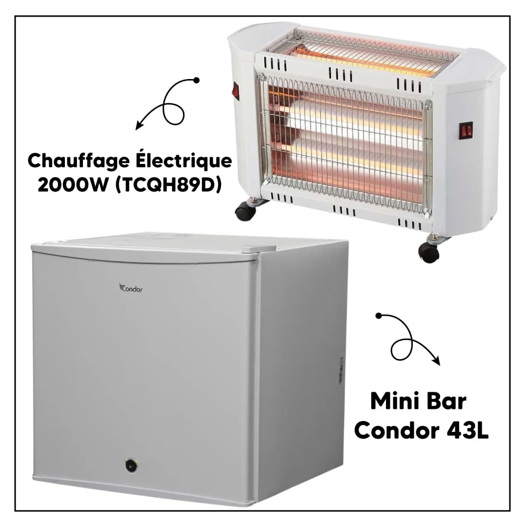 Pack Mini Bar Condor + Chauffage 2 Faces