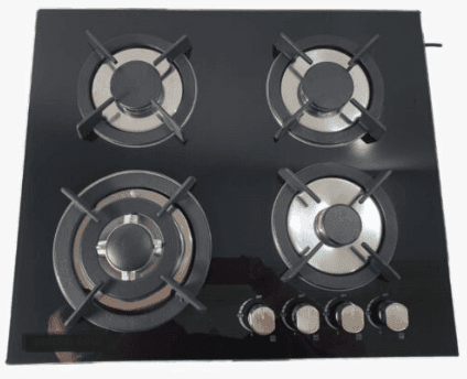 Plaque de cuisson Galaxy Naturel 4 Feux Verre Fonte