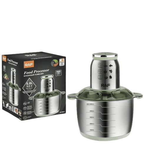 Hachoir électrique raf 1000W 5L R-7014 inox