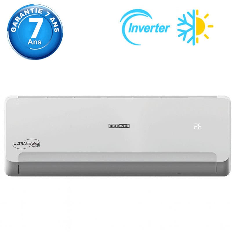 CLIMATISEUR MAXWELL 18000 BTU INVERTER ULTRA TROPICALISÉ T3/ Chaud & Froid MX-X18T-INV4