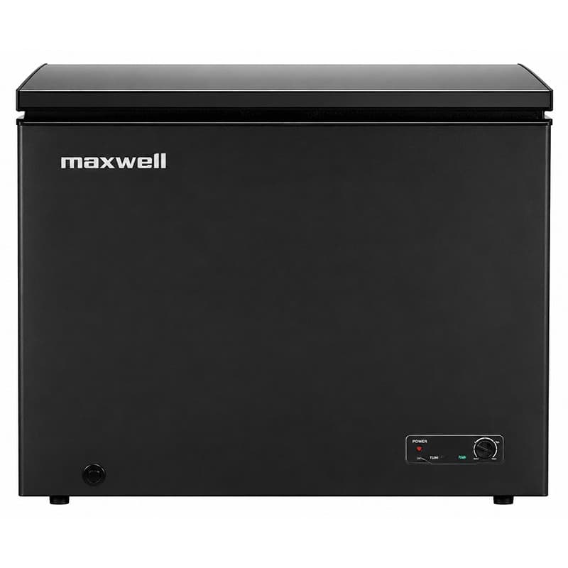 Congélateur Horizontal MAXWELL 400L Vitré Noir MAX-CHDF400GN