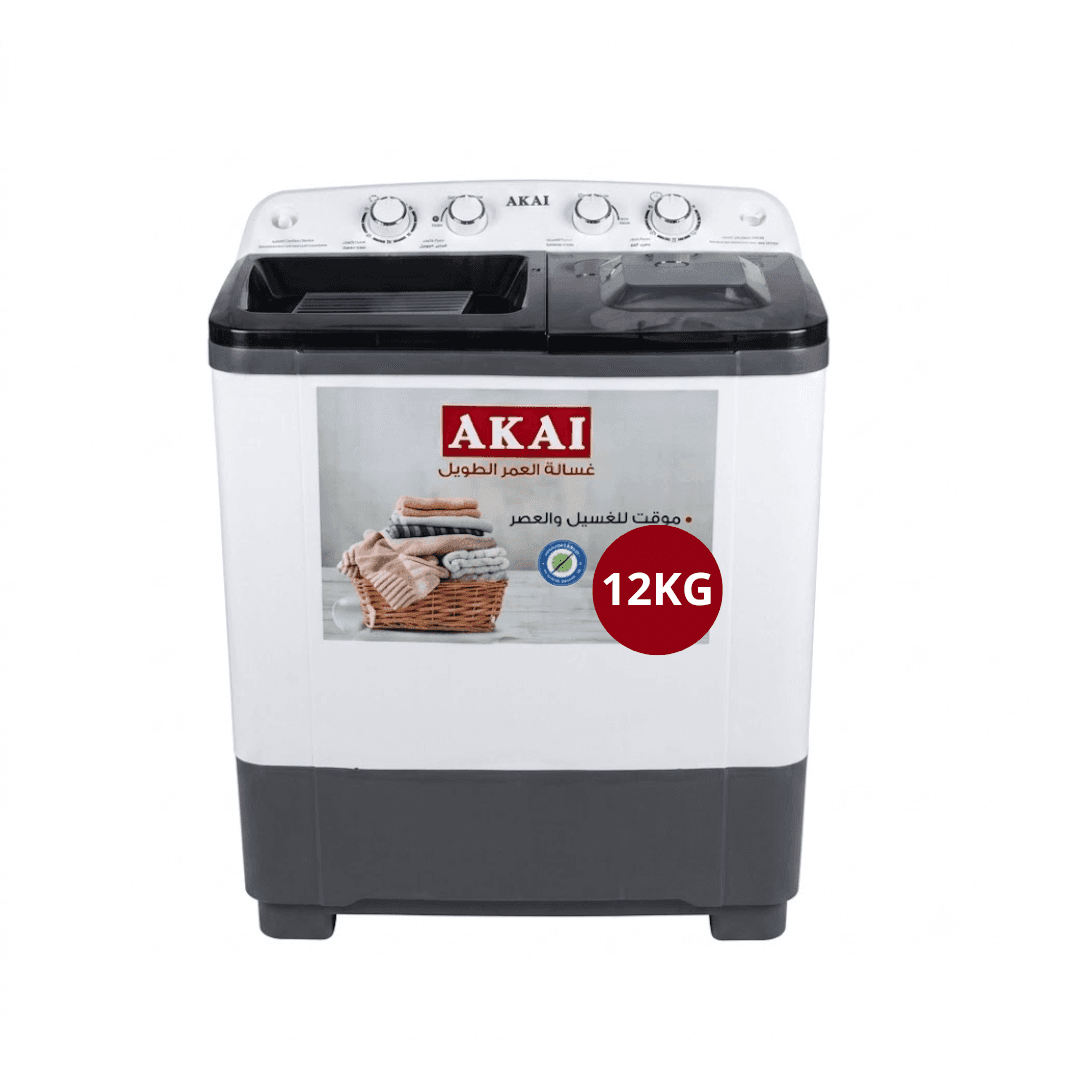 Machine à Laver Semi-Automatique AKAI 12Kg