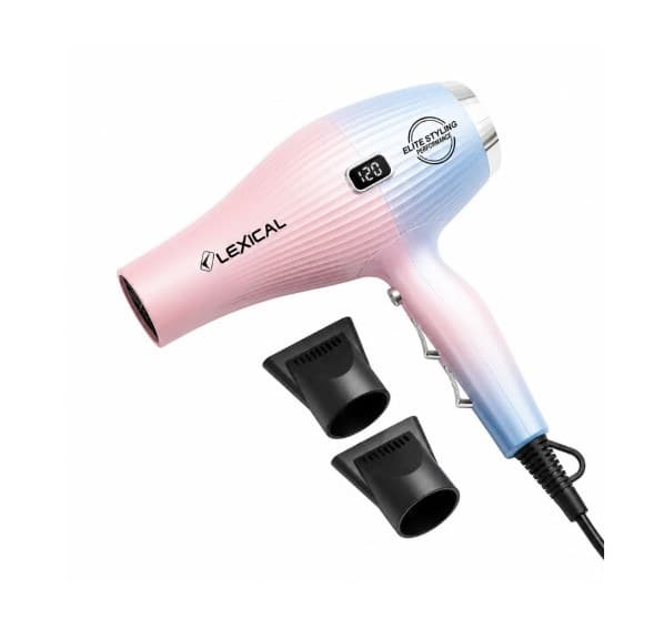Sèche-cheveux Lexical 1600W Bleu et Rose LHD-5092
