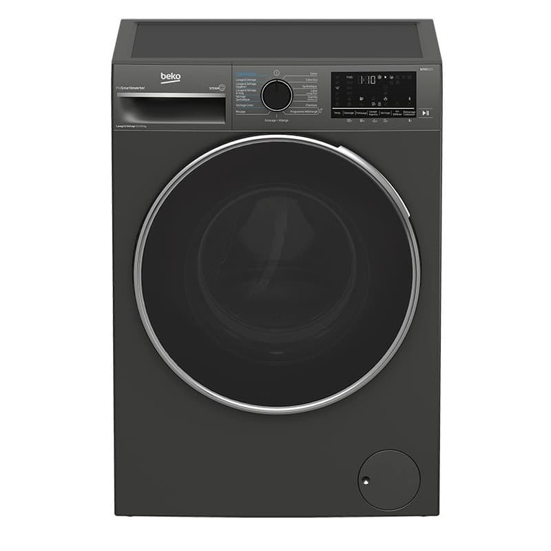 Machine à laver automatique BEKO 10,5kg Inverter 1400T Gris foncé B5DFT810542MG